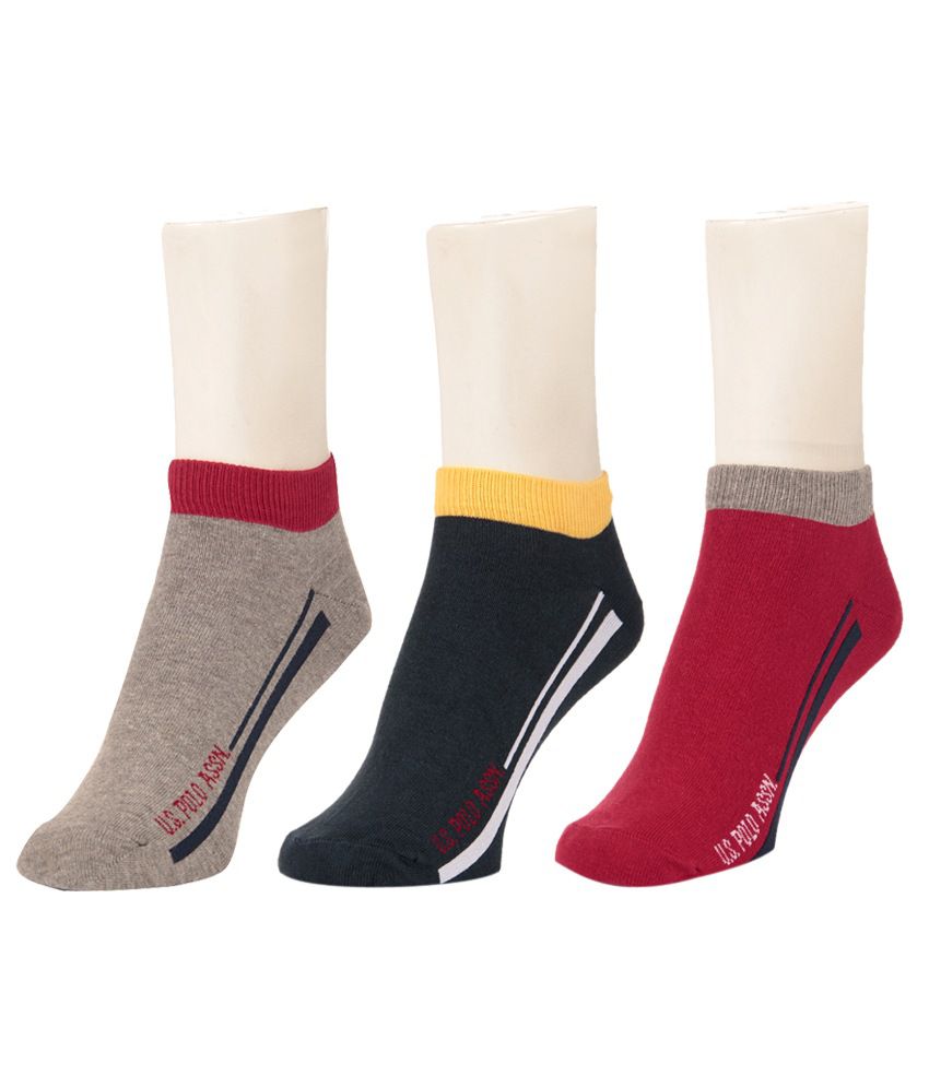 Premium Quality Ankle Length Socks for Men, Pack of 3, Multicolor Designs Premium Quality Ankle Length Socks for Men, Pack of 3, Multicolor Designs